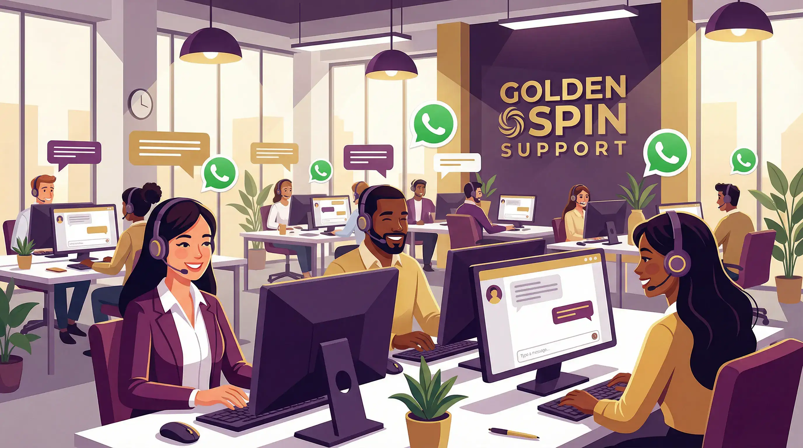 Equipe de suporte ao cliente luvabet